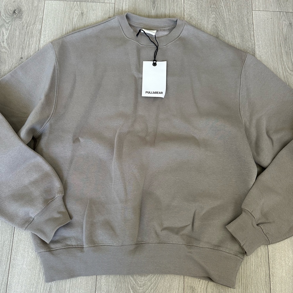 Pull&Bear Taupe Sweatshirt